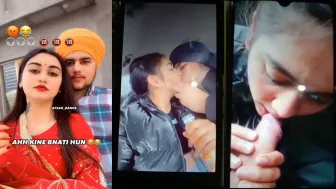 Beautiful Punjabi Instagram Influencer Sucking Bf Dick in Car
