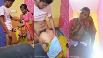 Beautiful Slim Desi Wife Fucking with Young Boy Then Fucking with her Husband