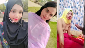 Extremely Cute Newly Married Muslim Girl Sucking Husband Dick Riding Shaved Pussy Fucking