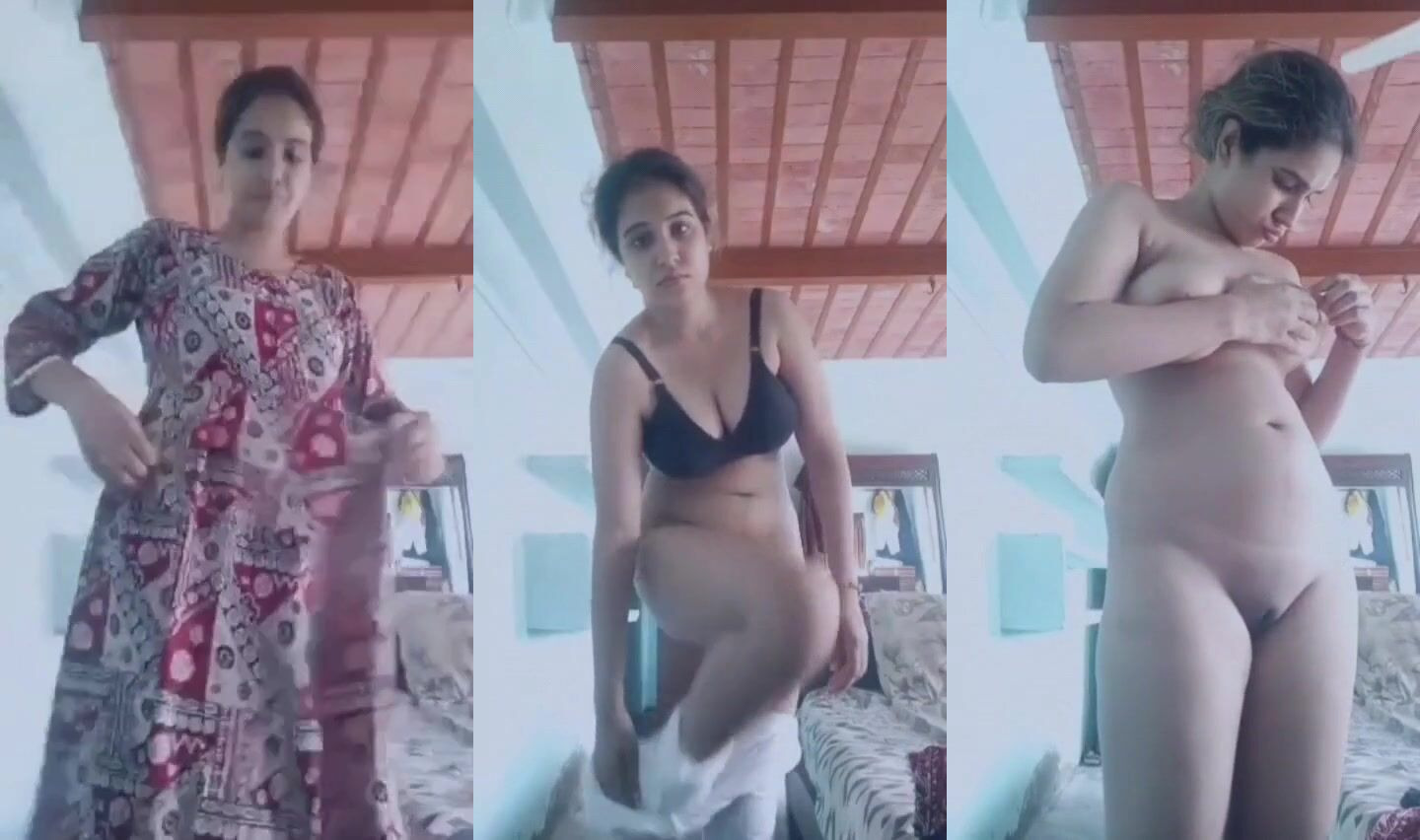 Haryanvi sexy girl removing her bra and showing pussy and boobs