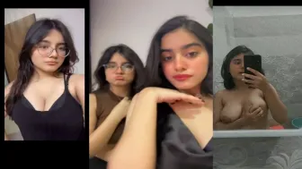 Beautiful South Bombay Glasses Babe Remove her Top Showing her Big Boobs