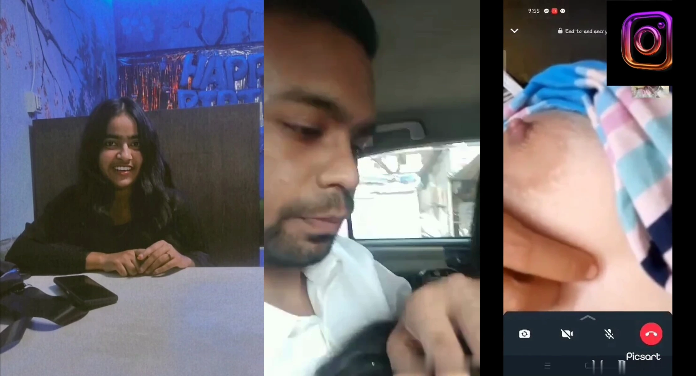 Cute Young Teen College Girl Saifa Enjoying with Boyfriend in Car