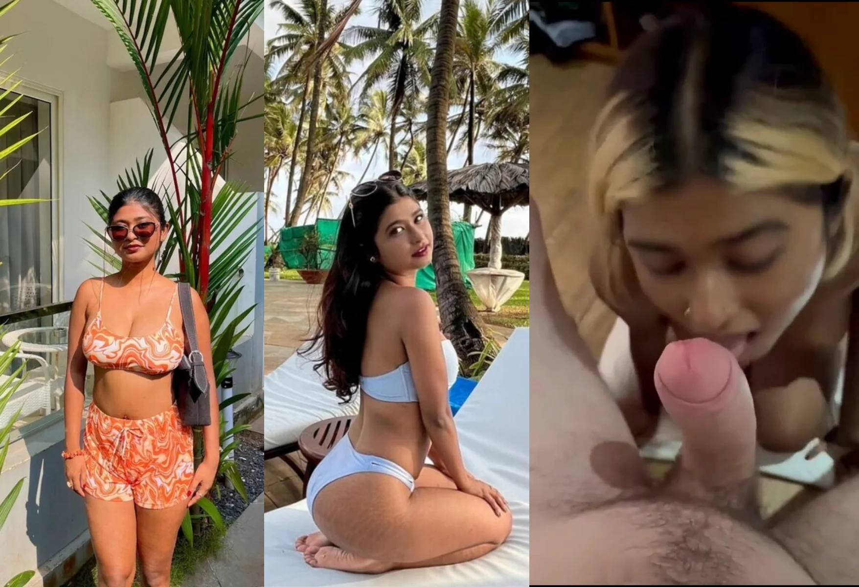 Sexy Instagram Influencer Sazie Remove Showing Full NUDE Sucking White Boyfriend Dick
