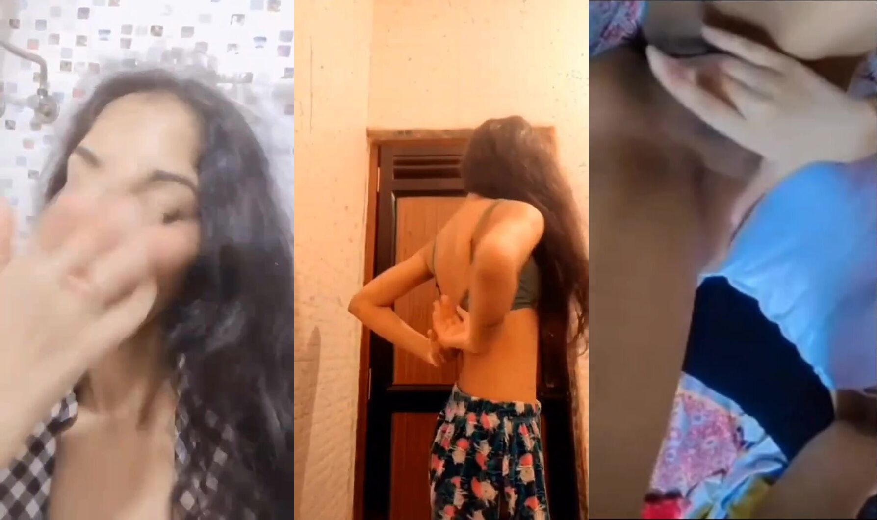 Slim Girl Removing Clothes Showing Fingering