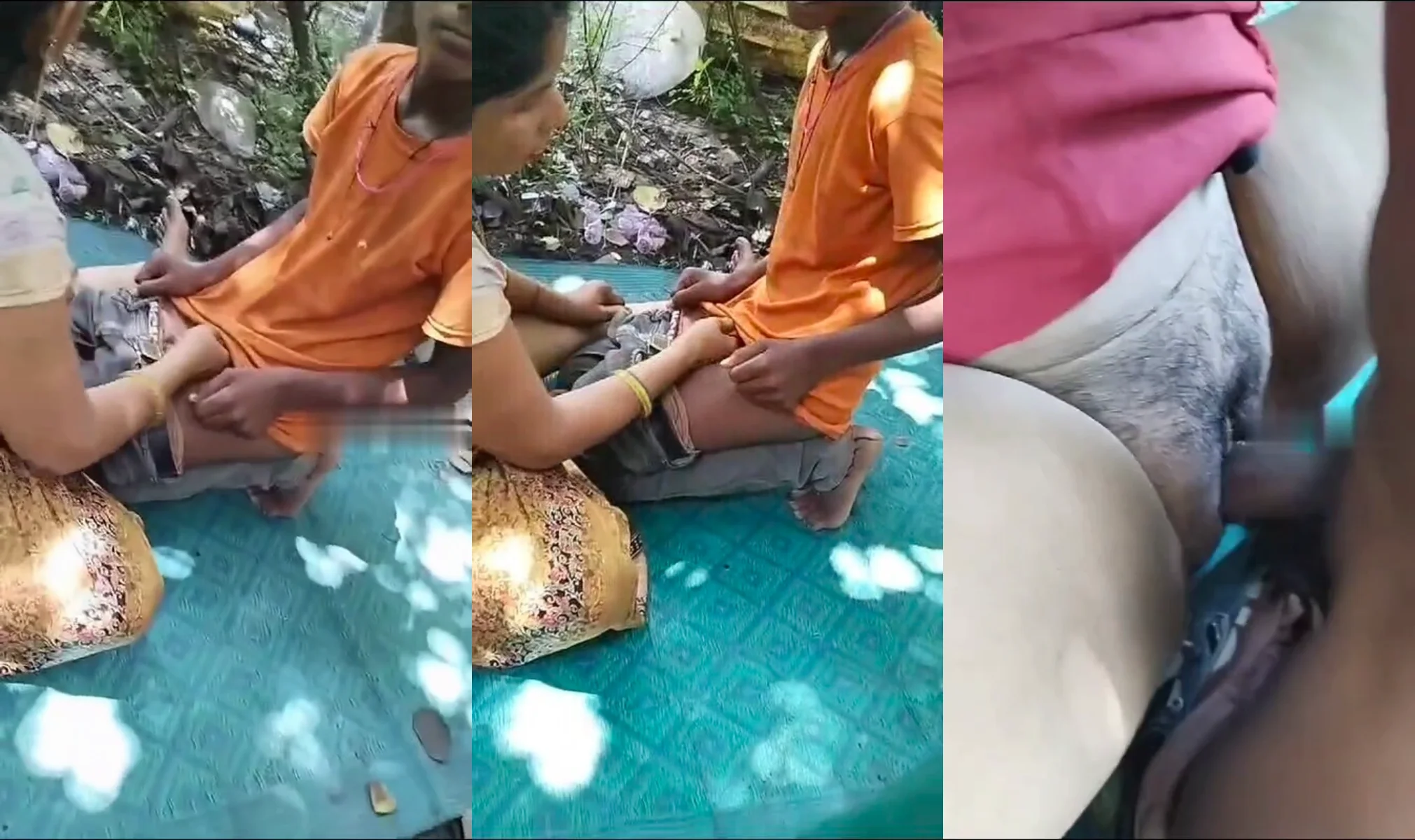 Desi Local Randi First Time Fucking with Virgin Teen Boy in Jungle Hindi