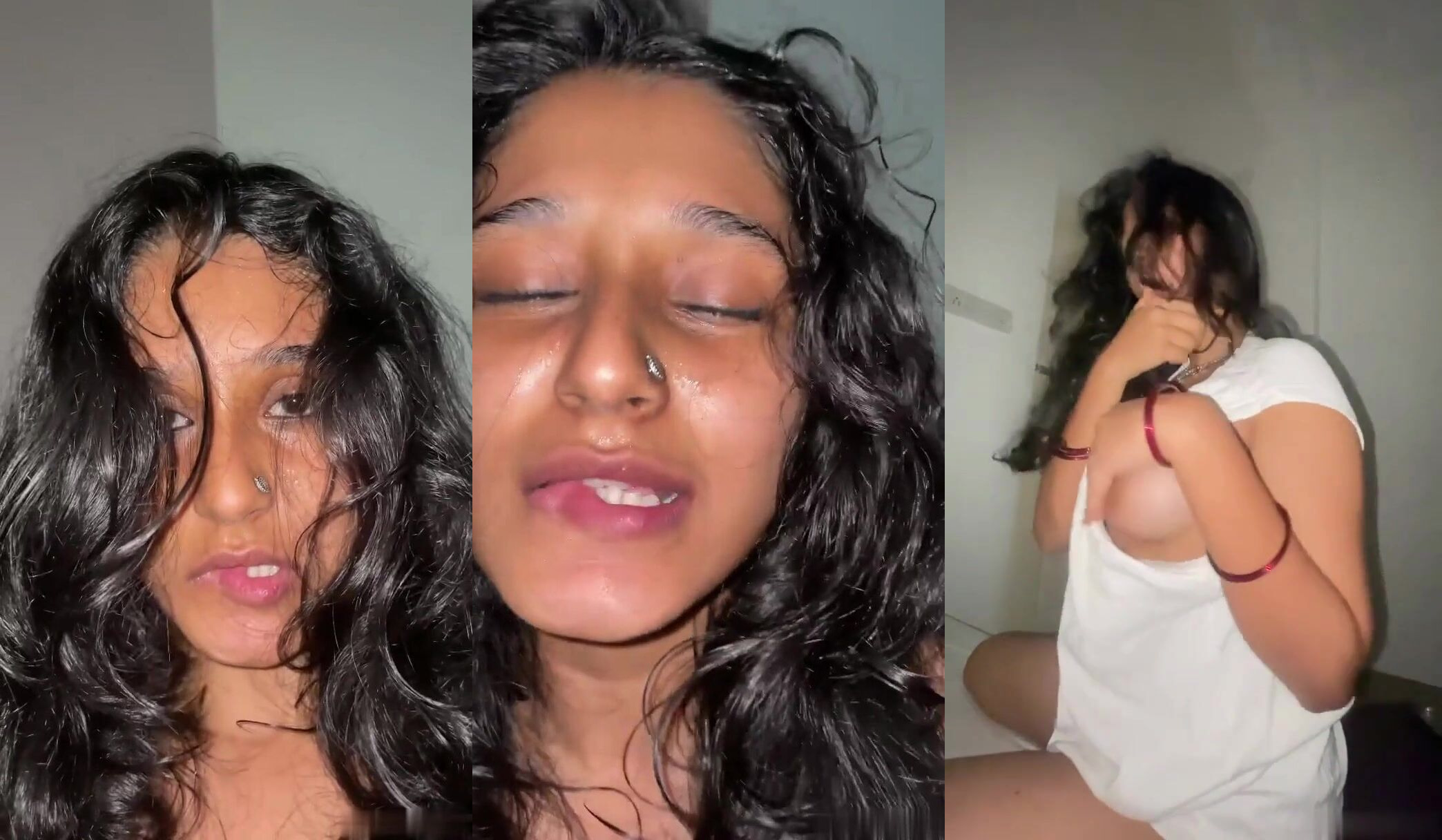 Extremely Beautiful Hot Banglore Babe Full Nude Riding on Boyfriend Big Dick Loud Moaning