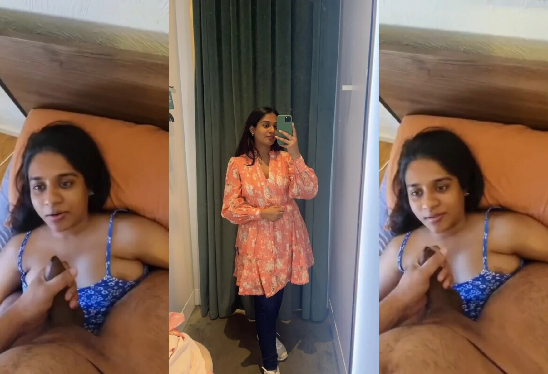 Sexy Indian Wife Giving Blowjob Fucking
