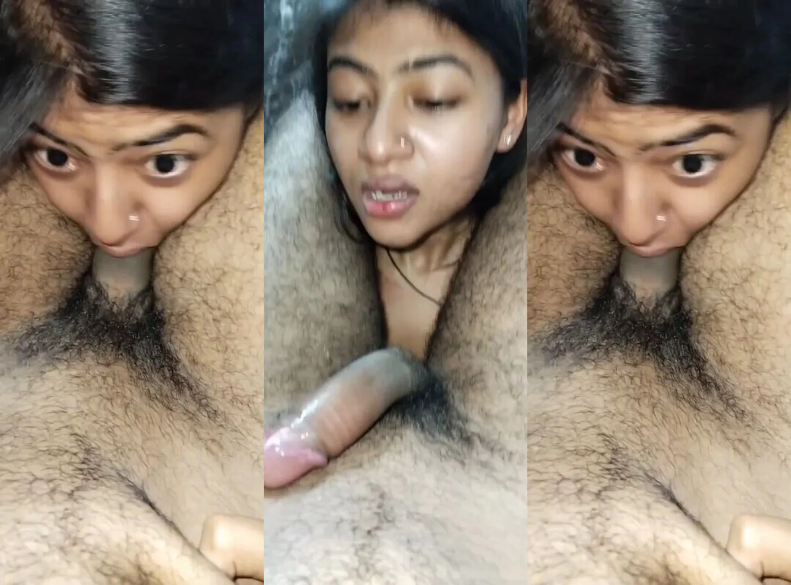 Beautiful Wife Giving Deepthroat Blowjob