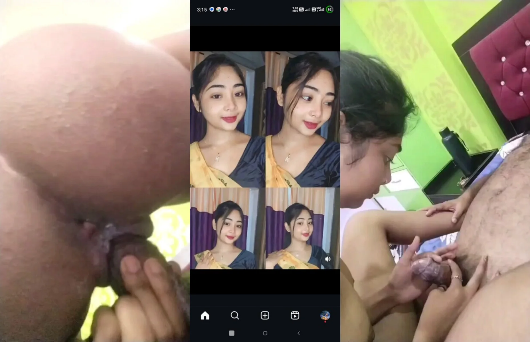Cute 19yr Young Girl Giving Blowjob Riding Painful Fucked