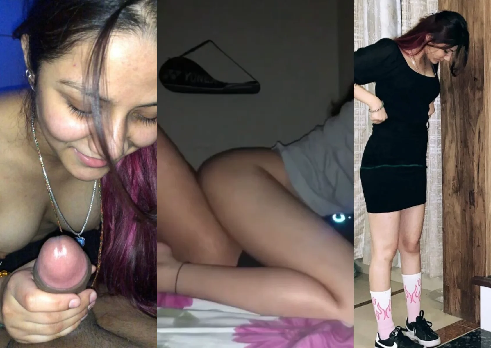 Beautiful Horny Girl Giving Blowjob Hard Fucking Moaning