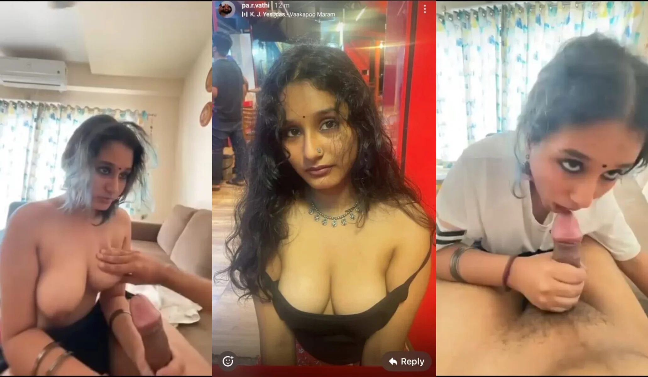 Update – Mallu Horny Babe Giving Blowjob Taking Cum On Boobs