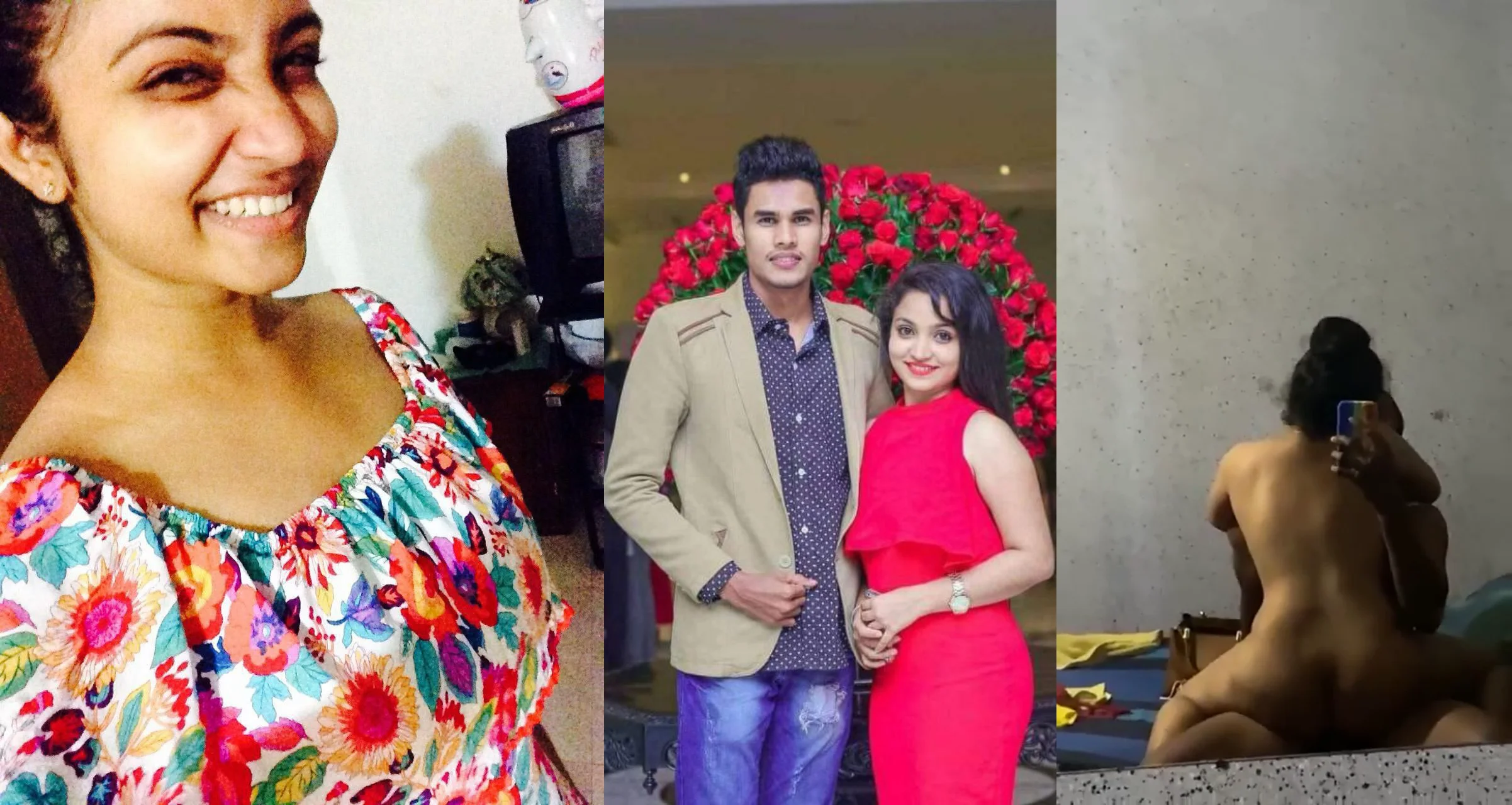 Lankan Model Kissing Fully Nude Riding On Ex-Boyfriend Dick