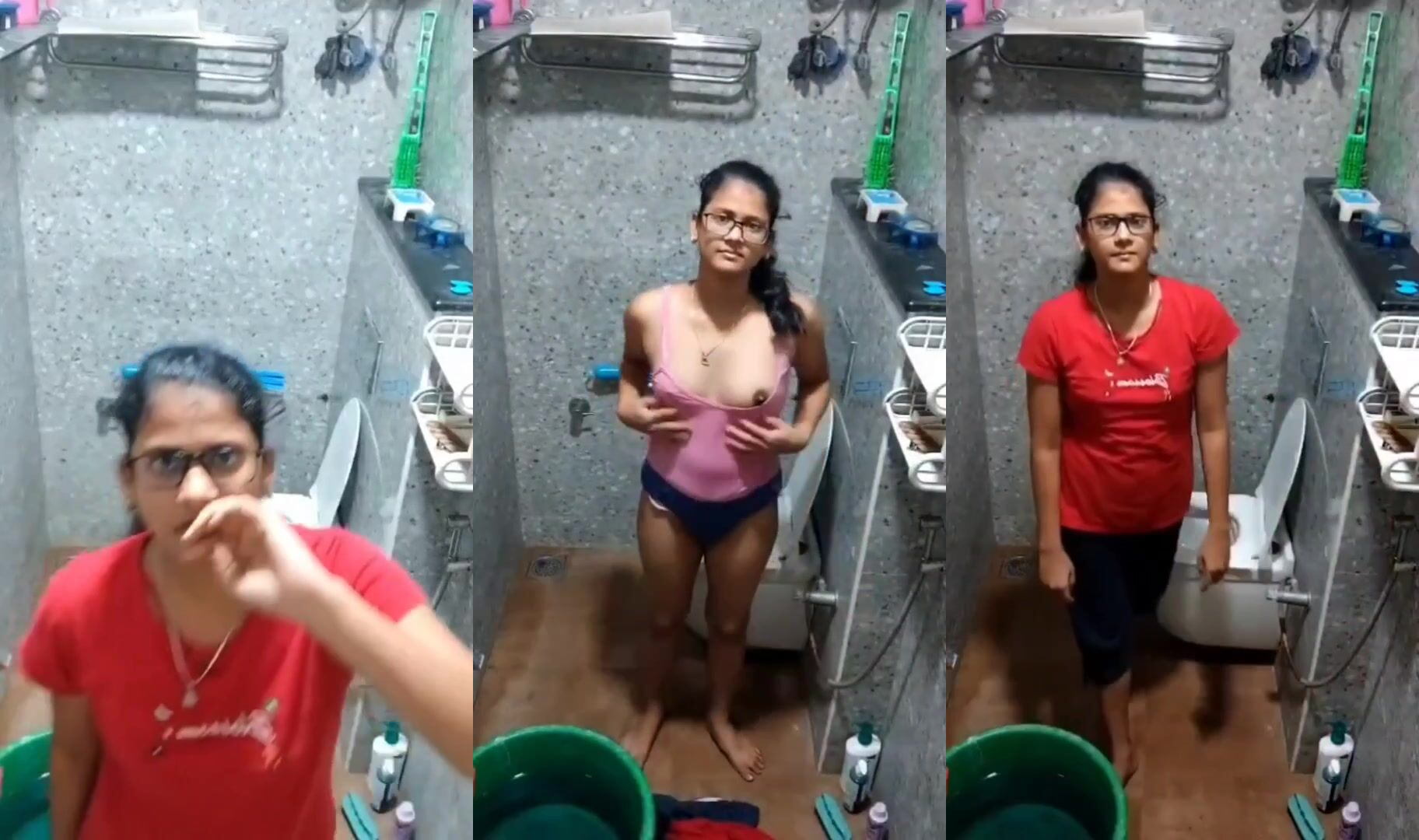 Slim Babe Showing For Boyfriend