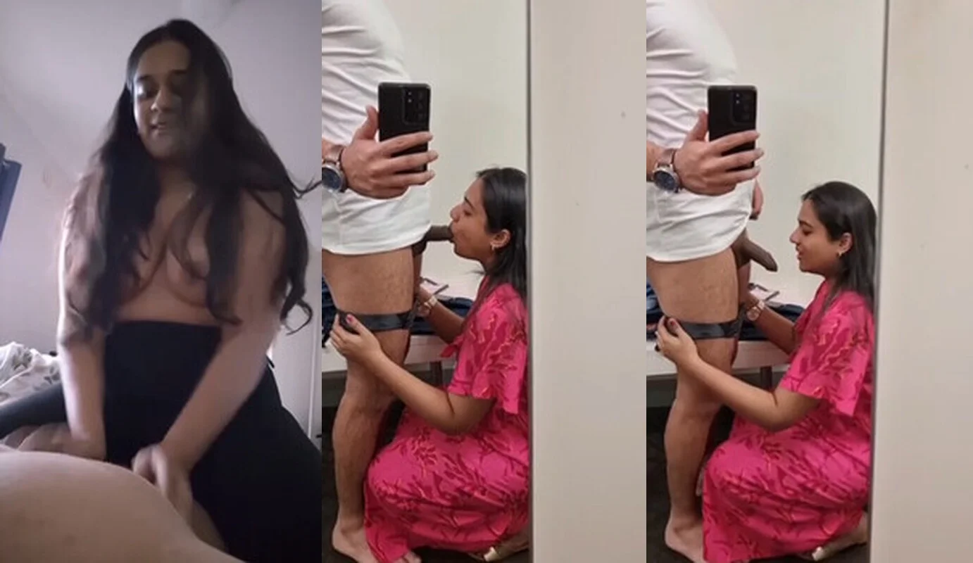 Beautiful Wife Nude Captured Giving Blowjob Taking Cum On Boobs