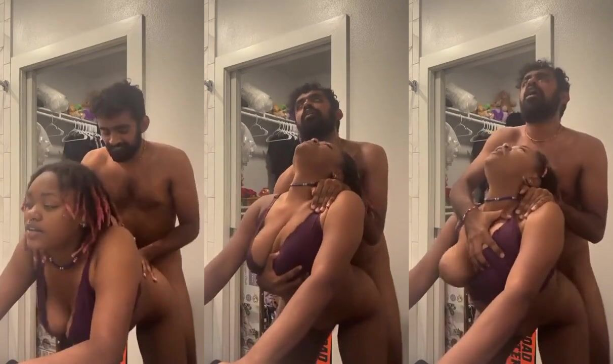 Desi Man Fucking African GF