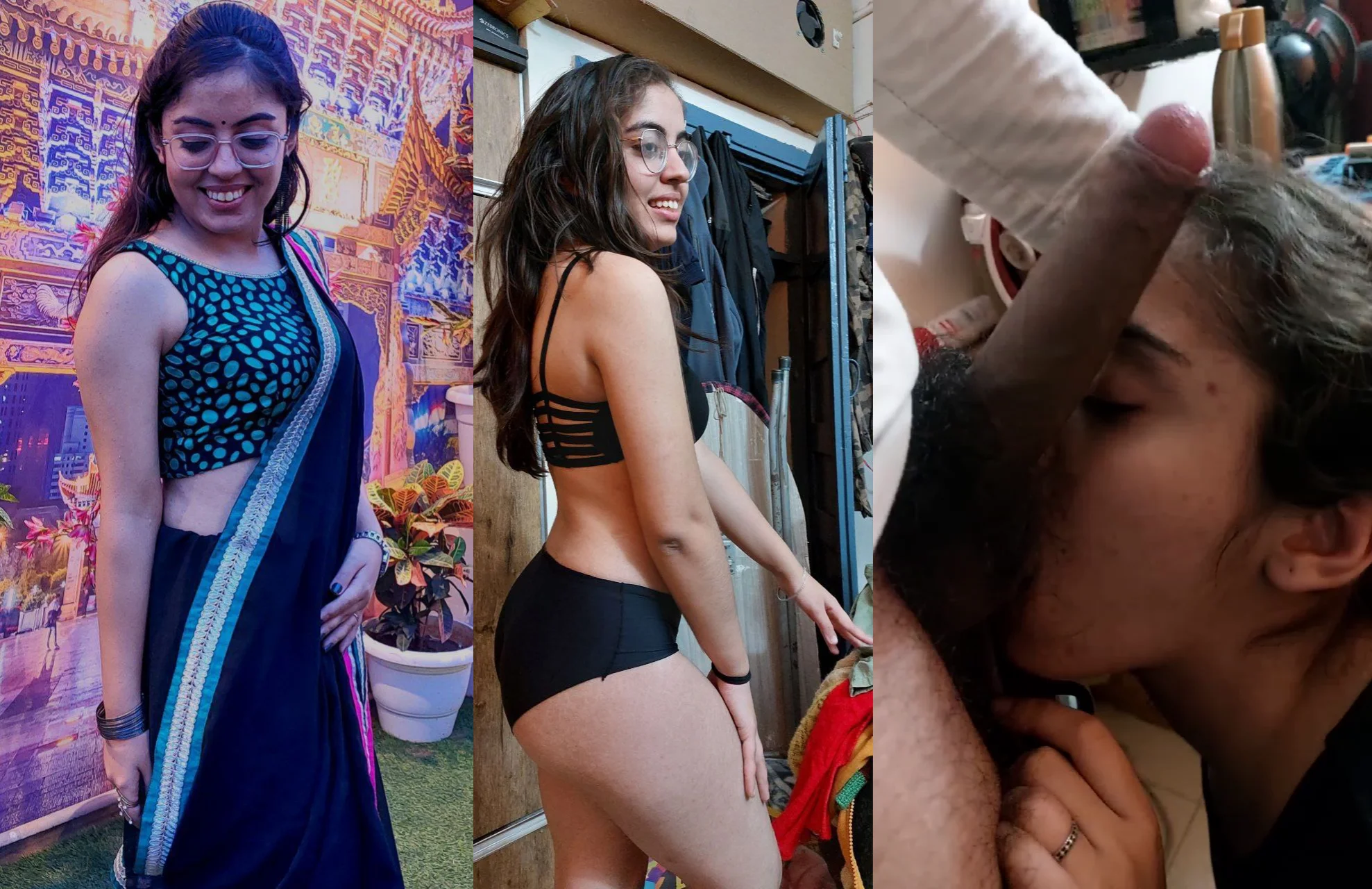 [Updated] Horny Girlfriend Giving BJ And Fucking by Lover