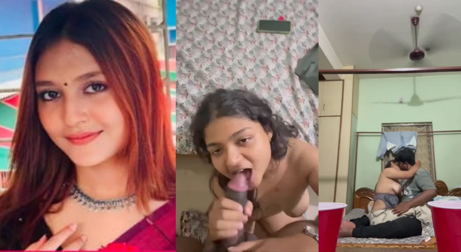 Horny GF Kissing Romance Blowjob Fucking With Lover