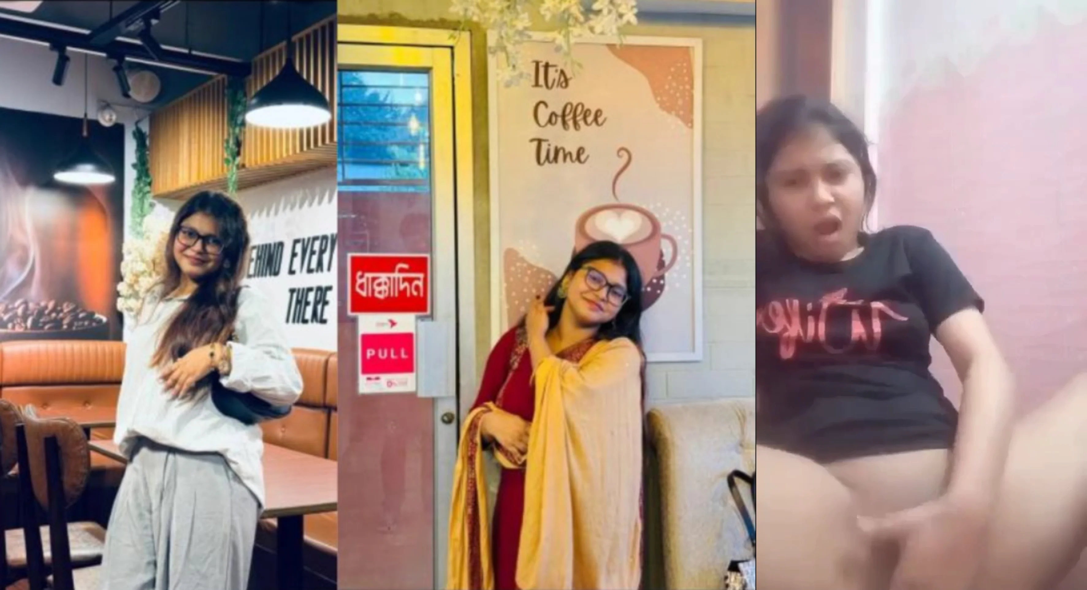 Cute Bengali GF enjoying a teasing Fingring Pussy