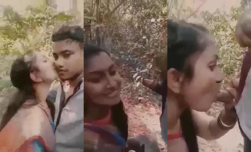Beautiful Bangladeshi Girl Outdoor Blowjob Till Cum