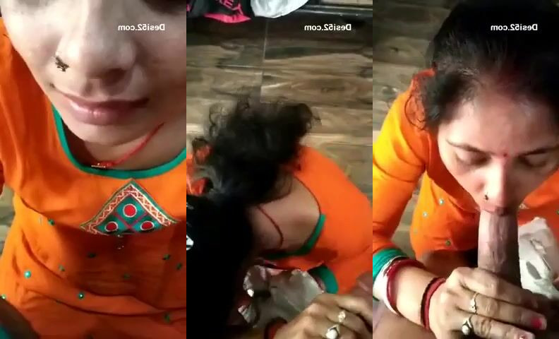 Desi Shy Bhabhi Blowjob To Dever MMS