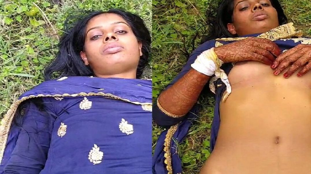 Village GF Outdoor Sex With Boyfriend Before Just Merrige
