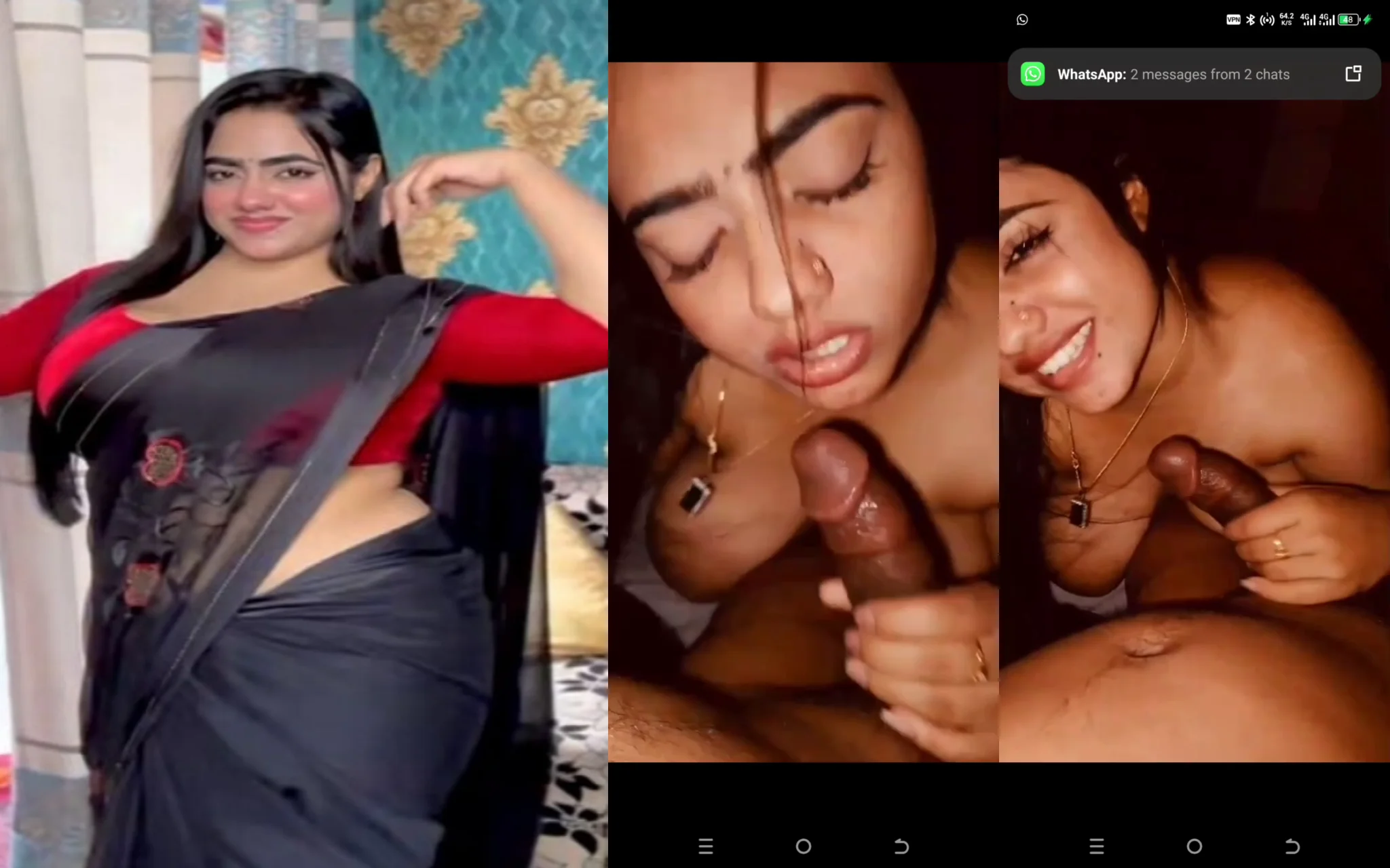 Busty Indian Sexy TikToker Nude Blowjob Dick Porn