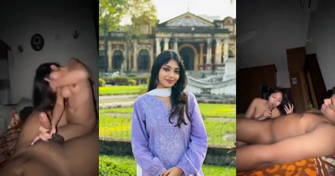 Indian Cute Insta Bangla Girl Sucking Lover Cock in Oyo Desi MMS