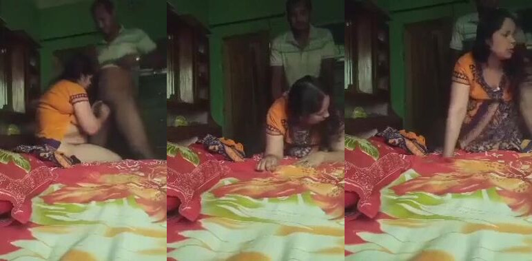 Indian Mature Desi Aunty quick Fuck with neighbor at home
