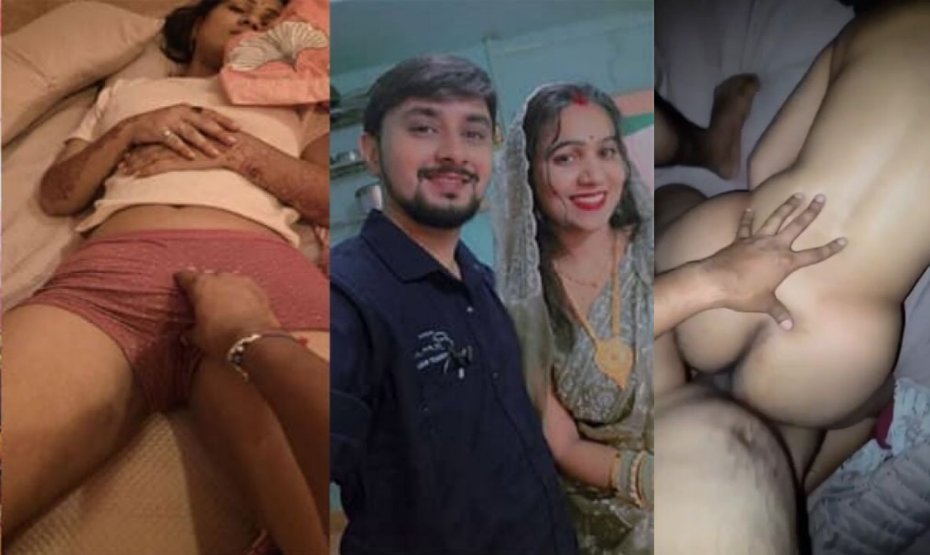 Indian Beautiful Newly Weds Bhabhi Hard Doggy Fucking MMS